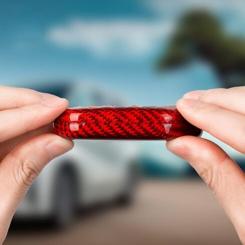 ألياف الكربون الأصلية لسيارة جيب رانجلر صحارى 4Xe JL Gladiator Key Fob Cover Case Flip in Saudi Arabia