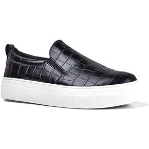 J. Adams Alpha Slip On Shoes for Women - Flat Platform Fashion Loafers