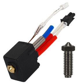 Hotend for Anycubic Kobra 2 Plus Max Neo Pro 3D Printer Kits with Upgraded Hardened Steel Nozzle
