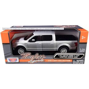 Motor Max 2019 Compatible with Ford F-150 Limited Crew Cab, Silver 79364SIL - 1/27 Scale Diecast Model Toy Car