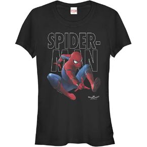 Marvel Universe Active Spiderman Boy's Solid Crew Tee