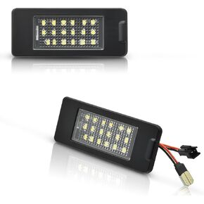 LED License Plate Lights Bright White Tag Lamp Assembly Replacement Compatible with 2015 2016 2017 2018 2019 2020 Chevy Tahoe Suburban GMC Yukon XL Cadillac Escalade ESV, Pack of 2