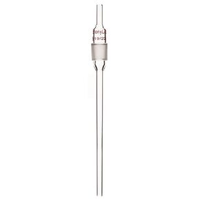 stonylab Glass Extended Adapter, Borosilicate Glass 24/40 Inlet Adapter with Extended Lower 8 mm Drip Tube