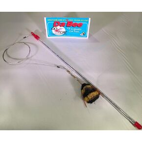 Go Cat Da Bee Teaser Wand and Two Extra Bee Attachments from The Maker of Da Bird and Cat Catcher - Value Pack