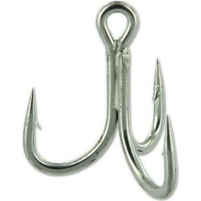 Owner American 5646-059 Stinger-46 Treble Hook, Size 6, Needle Point, Short