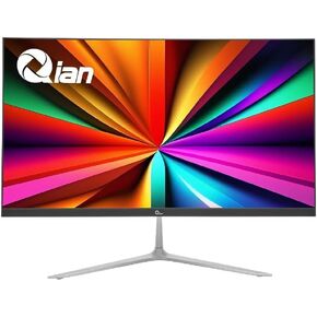Qian 21.5" 1080P LED Computer Monitor, 16.7M Colors Full HD Display with Breath Taking Clarity, 75 Hz Refresh Rate Time Framless Monitor, 220cd/m2 | HDMI/VGA | 75x75mm VESA | Tilt Adjustable