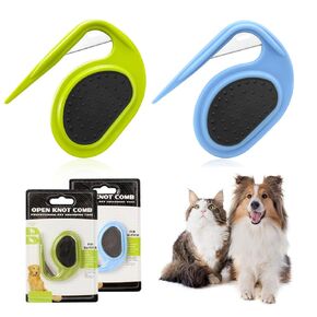 Multifunctional Pet Grooming Tool - Knotting Comb and Hair Removal for Cats and Dogs, Knot Remover and Opener for Loose, Knotted Hair