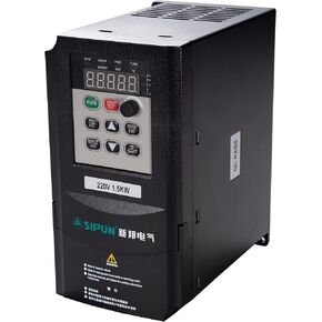 SPVF-0.75G-S2 Variable Frequency Drive 0.75KW 1PH Inverter Converter VFD Drive Three Phase Output 220V 4A for Motor Speed Control