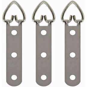 Large Extra Heavy Duty 3 Hole Hanger with Screws (25 Pack)