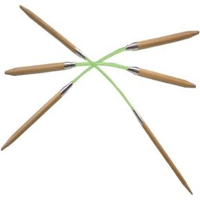 HiyaHiya Flyers Double-Pointed Flexible Bamboo Knitting Needles, Set of 3 (US 2/2.75mm)