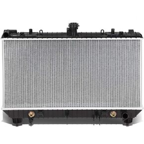 DNA Motoring OEM-RA-1444 OE Style 1-Row Aluminium Core Radiator متوافق مع 89-94 Geo Metro، 12-13/16 بوصة عرض × 13-5/16 بوصة ارتفاع × 1 بوصة عمق، 1-1/8 بوصة مدخل / 1 -مخرج 1/8 بوصة