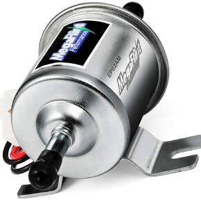 Electric Fuel Pump - Inline Fuel Pump 12V, Universal Low Pressure 4-7 PSI Transfer Pump for Carburetor Gasoline and Diesel HEP-02A