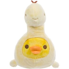 Rilakkuma Chairoikoguma San-X Original Plays with Dino Series Plush - Pastel Blue