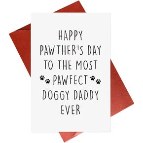 Funny Dog Dad Card,Father's Day Card,Fathers Day Cards