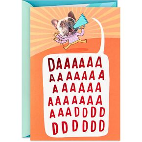Hallmark Father's Day Card or Birthday Card for Dad (French Bulldog)