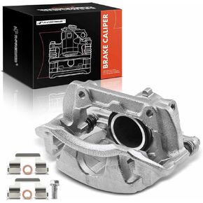 A-Premium Disc Brake Caliper Assembly with Bracket Compatible with Select Mercedes-Benz Models - C240 2003-2005, C280 2006-2007, C320 2003-2005, C350 2006-2007 - Front Right Passenger Side