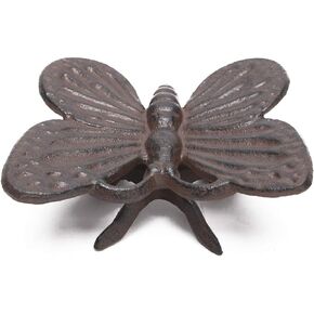BRASSTAR Brass Butterfly Statue Delicate Modelling Interior and Exterior Decoration Suitable for Placing Study Garden Lawn Balcony TQGJPT408
