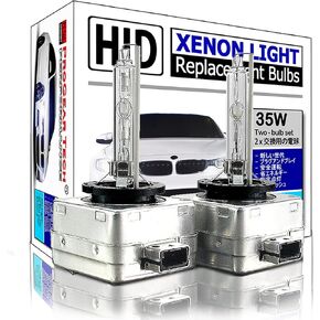 Heavy Duty D1S D1R 4300K HID Xenon Headlight Replacement Bulbs OEM Standard 35W (Pack of 2)