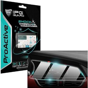IPG ProActive for Alfa Romeo 2021-2320 Giulia 8.8 Inch Navigation Display 9H Hardness Screen Protector Smooth Glass Touch Ultra Responsive High Clarity Anti Scratch Smudge & Shock Proof Nano Technology Guard for Giulia