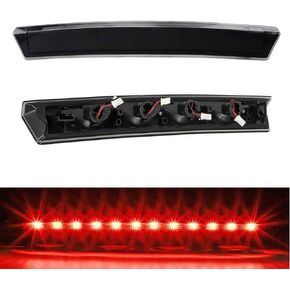 مجموعات مصابيح إيقاف ثالثة عالية التركيب، متوافقة مع 1999-2004 Ford Mustang Third Center Cargo Reverse Rear LED Brake Light Bar الضوء الخلفي (دخان)
