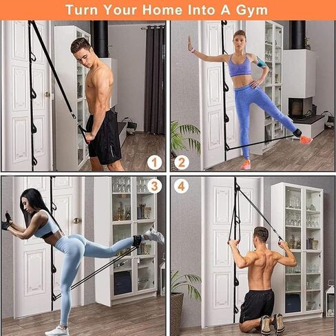 Bodyweight Fitness Resistance Kit Extension Strap Door Anchors in Saudi Arabia