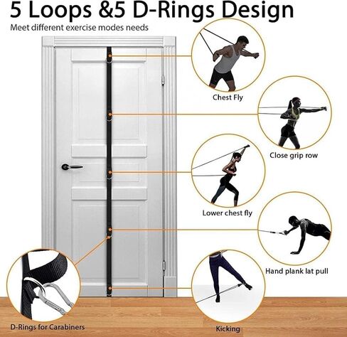 Bodyweight Fitness Resistance Kit Extension Strap Door Anchors in Saudi Arabia