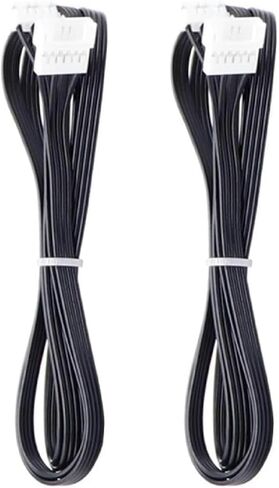 2Pcs Black 3D Printer Stepper Motor Extension Cable Extruder Motor Extended Cable and Ender3 V2 CR10 3D Printer Accessories 100cm Length for Industrial and Scientific in Saudi Arabia