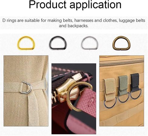 20 Pcs 3/4" Inside Diameter Oval Ring Lobster Clasp Claw Swivel with D-Rings for Strap Push Gate Lobster Clasps Hooks Swivel Snap Fashion Clips (Antique Brass 3/4 inch) in Saudi Arabia