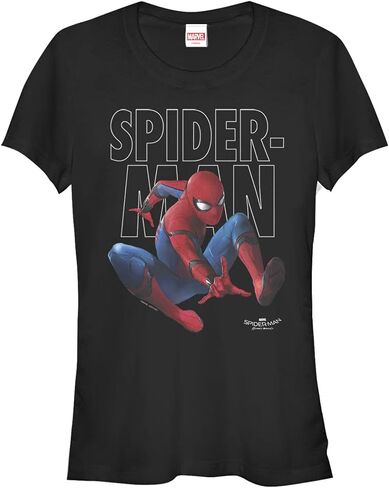 Marvel Universe Active Spiderman Boy's Solid Crew Tee in Saudi Arabia