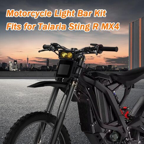 طقم إضاءة لـ SURRON SEGWAY X260 لـ Talaria للطرق الوعرة، شريط ضوء دراجة نارية 3 بوصة 6000-6500K مجموعة كومبو للبقع الصفراء/الفيضانات مصباح أمامي ساطع in Saudi Arabia