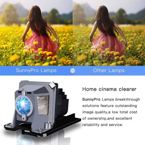 مصباح بروجيكتور بديل SunnyPro NP13LP/NP18LP متوافق مع NEC NP110 NP115 NP210 NP215 NP216 NP115G3D V230X V260W V260X NP110+ NP110G NP115+ NP115G NP210+ NP210G NP215+ NP215G in Kuwait