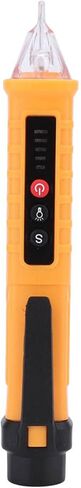 Voltage Detector Test Pen, 802 High Accuracy Voltage Detector, Non Contact Voltage Tester with Buzzer Alarm, Electrical Tester 48 1000V 12 1000V(Yellow) in Saudi Arabia