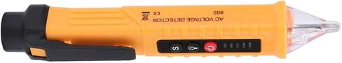 Voltage Detector Test Pen, 802 High Accuracy Voltage Detector, Non Contact Voltage Tester with Buzzer Alarm, Electrical Tester 48 1000V 12 1000V(Yellow) in Saudi Arabia