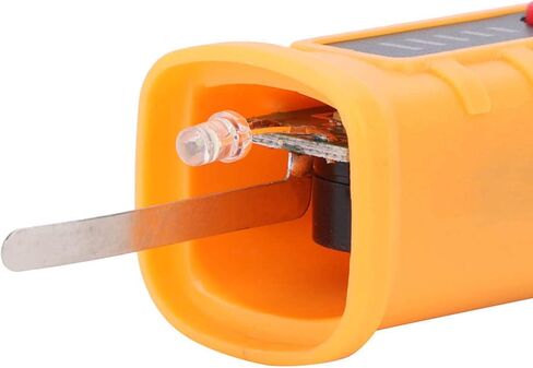 Voltage Detector Test Pen, 802 High Accuracy Voltage Detector, Non Contact Voltage Tester with Buzzer Alarm, Electrical Tester 48 1000V 12 1000V(Yellow) in Saudi Arabia