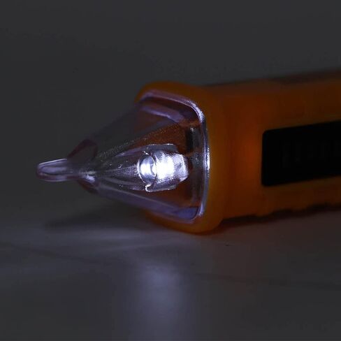 Voltage Detector Test Pen, 802 High Accuracy Voltage Detector, Non Contact Voltage Tester with Buzzer Alarm, Electrical Tester 48 1000V 12 1000V(Yellow) in Saudi Arabia