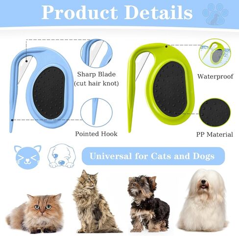Multifunctional Pet Grooming Tool - Knotting Comb and Hair Removal for Cats and Dogs, Knot Remover and Opener for Loose, Knotted Hair in Saudi Arabia