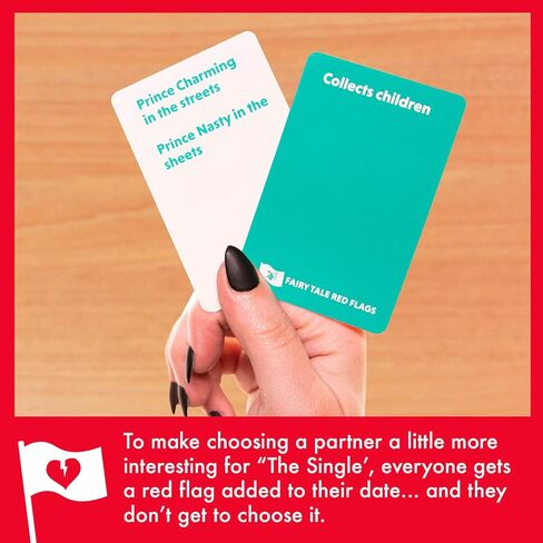 الأعلام الحمراء الخيالية من Skybound: مجموعة توسيع سحرية للعبة البطاقات ذات التواريخ الرهيبة| لعبة الحفلات للبالغين، 75 بطاقة جديدة، 3-10 لاعبين، للأعمار من 17 عامًا فما فوق in Kuwait