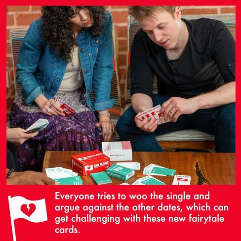 الأعلام الحمراء الخيالية من Skybound: مجموعة توسيع سحرية للعبة البطاقات ذات التواريخ الرهيبة| لعبة الحفلات للبالغين، 75 بطاقة جديدة، 3-10 لاعبين، للأعمار من 17 عامًا فما فوق in Kuwait