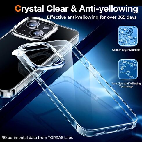 حافظة TORRAS مقاومة للصدمات لهاتف iPhone 12 Pro Max، حافظة شفافة غير لامعة للحماية من السقوط من الدرجة العسكرية متوافقة مع حافظة هاتف iPhone 12 Pro Max، سلسلة Guardian، أسود in Saudi Arabia