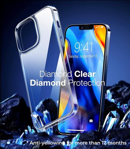 حافظة TORRAS مقاومة للصدمات لهاتف iPhone 12 Pro Max، حافظة شفافة غير لامعة للحماية من السقوط من الدرجة العسكرية متوافقة مع حافظة هاتف iPhone 12 Pro Max، سلسلة Guardian، أسود in Saudi Arabia