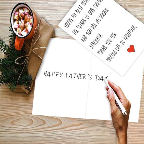 بطاقة عيد الأب الرائعة من OJsensai للزوج، هدية رائعة لعيد الأب من الزوجة، بطاقة صديقها للذكرى السنوية الرومانسية، فكرة هدية عيد ميلاد شقية له in Kuwait