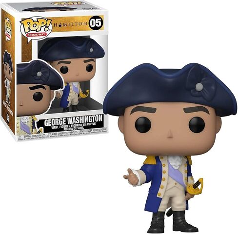 POP Broadway: Hamilton - George Washington Funko Pop! Vinyl Figure (Bundled with Compatible Pop Box Protector Case), Multicolor, 3.75 inches in Saudi Arabia