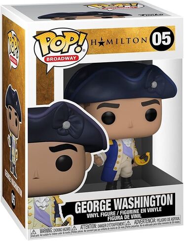 POP Broadway: Hamilton - George Washington Funko Pop! Vinyl Figure (Bundled with Compatible Pop Box Protector Case), Multicolor, 3.75 inches in Saudi Arabia