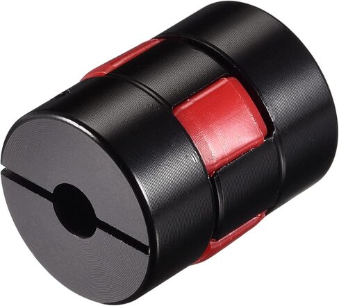uxcell Shaft Coupling 5mm to 8mm Bore L25xD20 Aluminum Alloy Flexible Coupler Joint for Servo Stepped Motor in Saudi Arabia