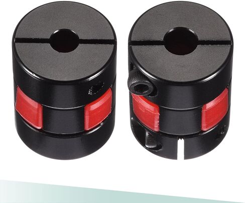 uxcell Shaft Coupling 5mm to 8mm Bore L25xD20 Aluminum Alloy Flexible Coupler Joint for Servo Stepped Motor in Saudi Arabia