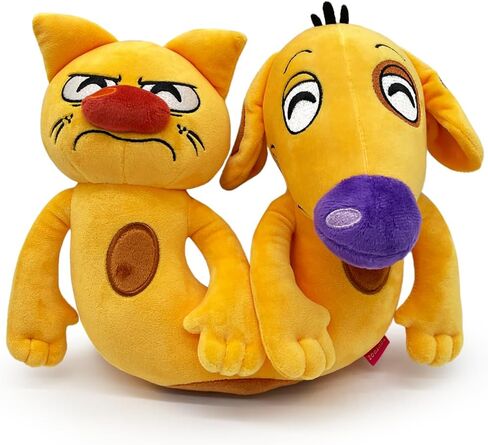 قطيفة Youtooz Catdog مقاس 22.86 سم، قطيفة قطيفة مرخصة رسميًا من برنامج Catdog التلفزيوني من Youtooz CatdogCollection in Kuwait
