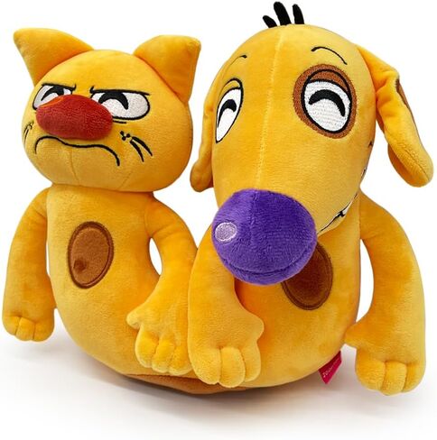 قطيفة Youtooz Catdog مقاس 22.86 سم، قطيفة قطيفة مرخصة رسميًا من برنامج Catdog التلفزيوني من Youtooz CatdogCollection in Kuwait