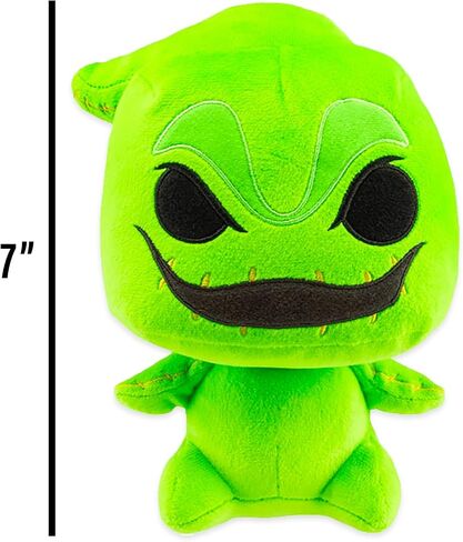 مجموعة Oogie Boogie Blacklight Plush Funko - حزمة مع دمية Oogie Boogie Funko القطيفة للأطفال والمراهقين بالإضافة إلى ملصقات إضافية | كابوس قبل عيد الميلاد القطيفة in Saudi Arabia