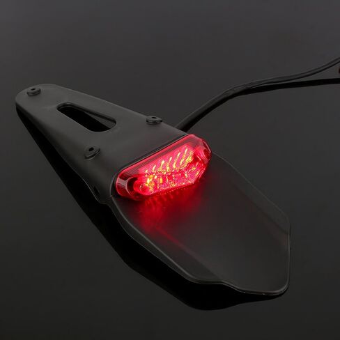 KIMISS Splash Guards，Universal Motorcycle Brake Stop Rear Tail Light ATV Dirt Bike LED Lamp DH in Saudi Arabia