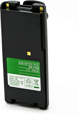 ExpertPower® بطارية 7.2 فولت 1650 مللي أمبير NiMh عالية السعة BP-209N BP-210N BP-222N لراديو ICOM IC-A6 IC-A24 IC-V8 IC-V82 IC-U82 in Kuwait